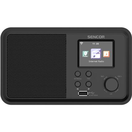 Sencor - Radio Internet 4W/5V Wi-Fi con telecomando