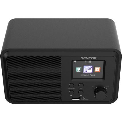 Sencor - Radio Internet 4W/5V Wi-Fi con telecomando