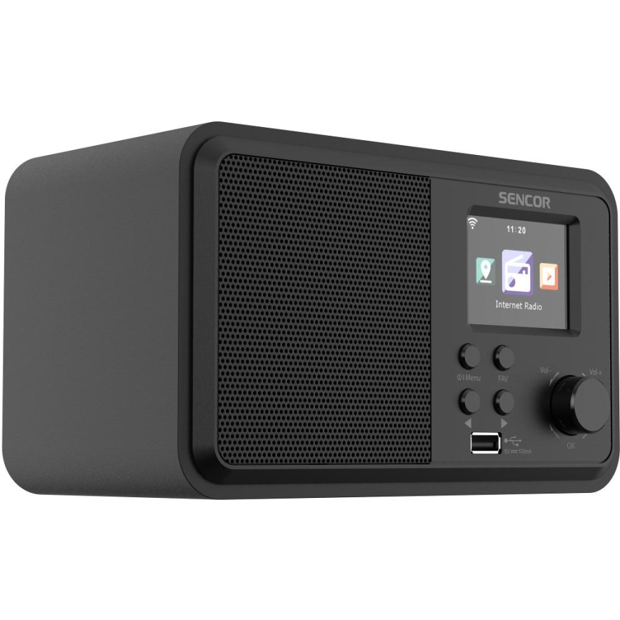 Sencor - Radio Internet 4W/5V Wi-Fi con telecomando