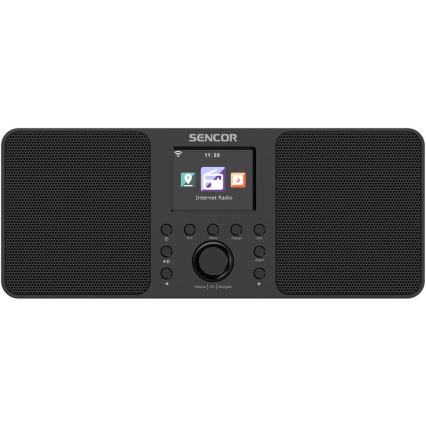 Sencor - Radio Internet 20W/5V Wi-Fi con telecomando