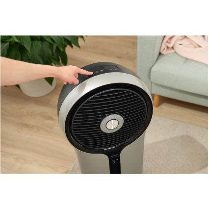Sencor - Raffreddatore d'aria mobile 110W/230V argento/nero + telecomando