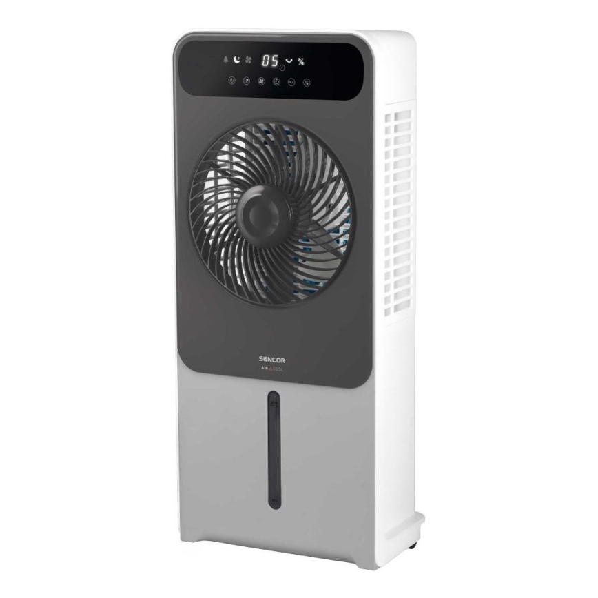 Sencor - Raffreddatore d'aria mobile 28W/230V grigio + telecomando