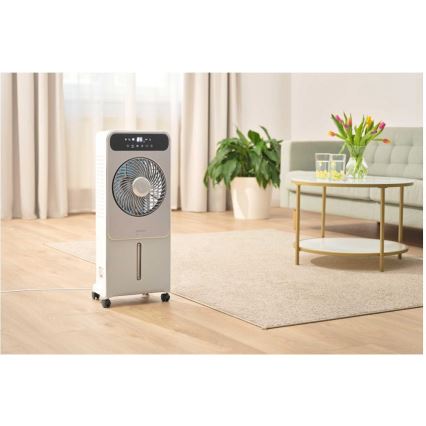 Sencor - Raffreddatore d'aria mobile 28W/230V grigio + telecomando