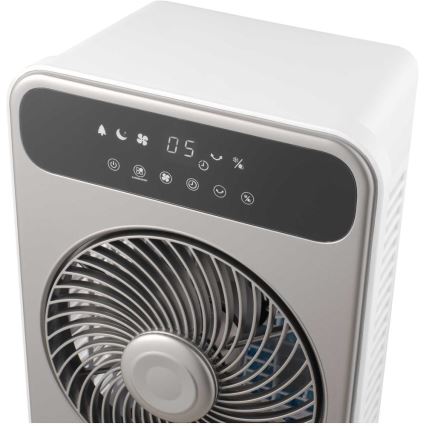 Sencor - Raffreddatore d'aria mobile 28W/230V grigio + telecomando