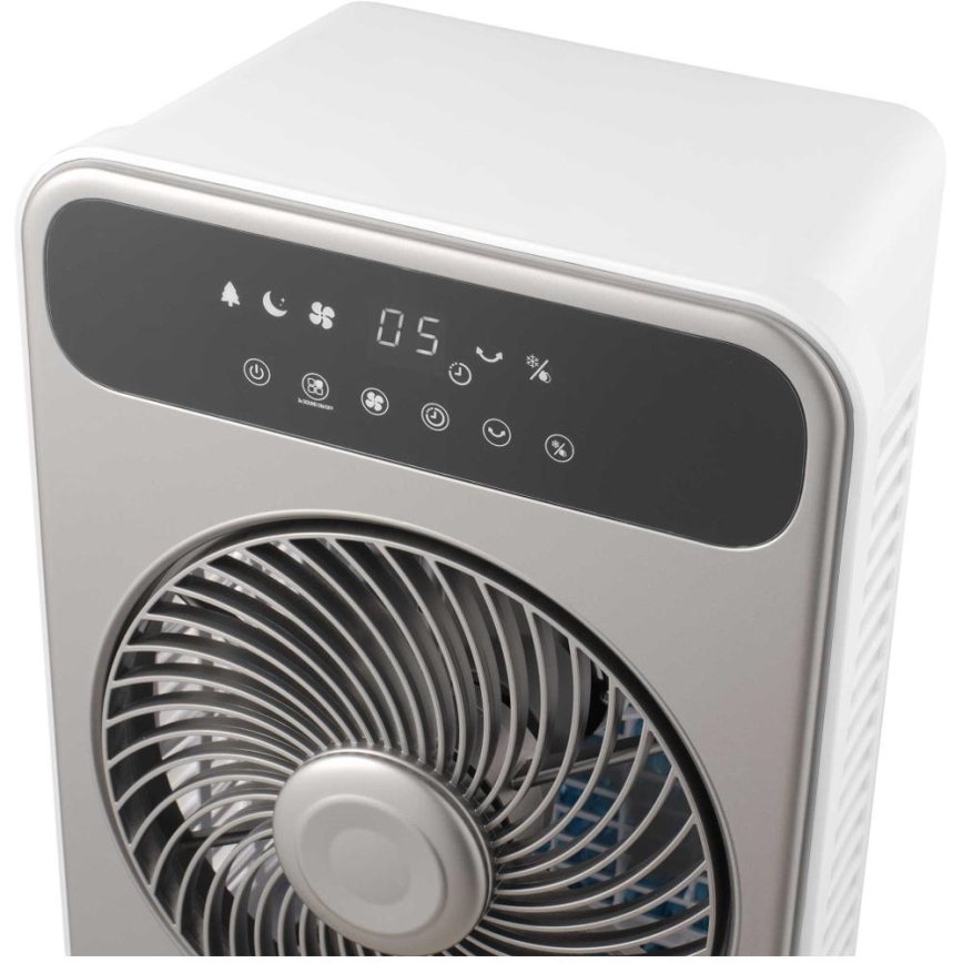 Sencor - Raffreddatore d'aria mobile 28W/230V grigio + telecomando