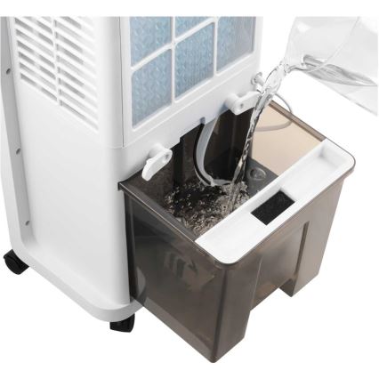 Sencor - Raffreddatore d'aria mobile 28W/230V grigio + telecomando