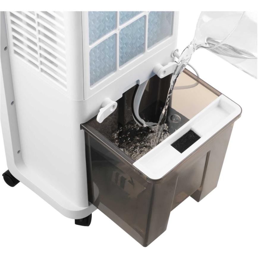 Sencor - Raffreddatore d'aria mobile 28W/230V grigio + telecomando