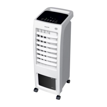 Sencor - Raffreddatore d'aria mobile con display a LED 3in1 70W/230V bianco + Telecomando