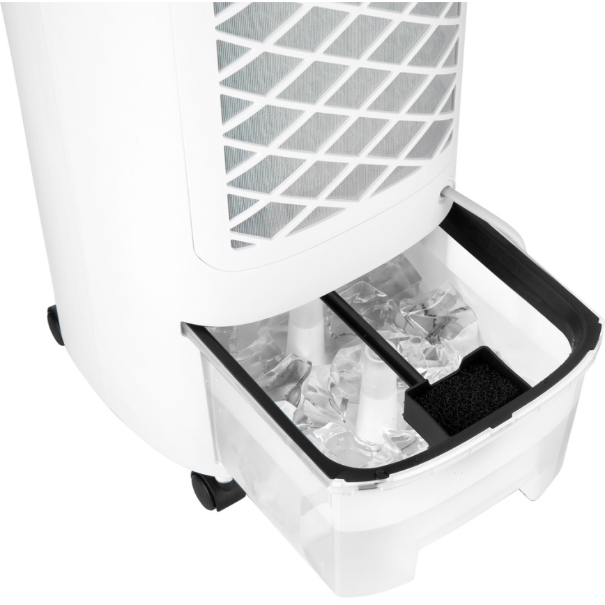 Sencor - Raffreddatore d'aria mobile con display LED 3in1 45W/230V bianco + telecomando