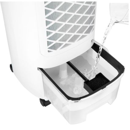 Sencor - Raffreddatore d'aria mobile con display LED 3in1 45W/230V bianco + telecomando