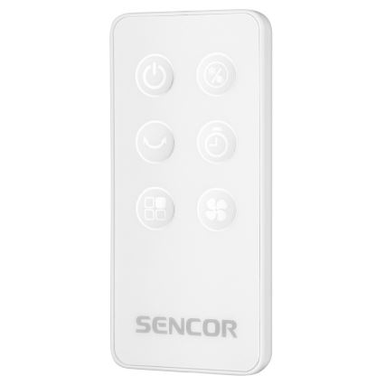 Sencor - Raffreddatore d'aria mobile con display LED 3in1 45W/230V bianco + telecomando