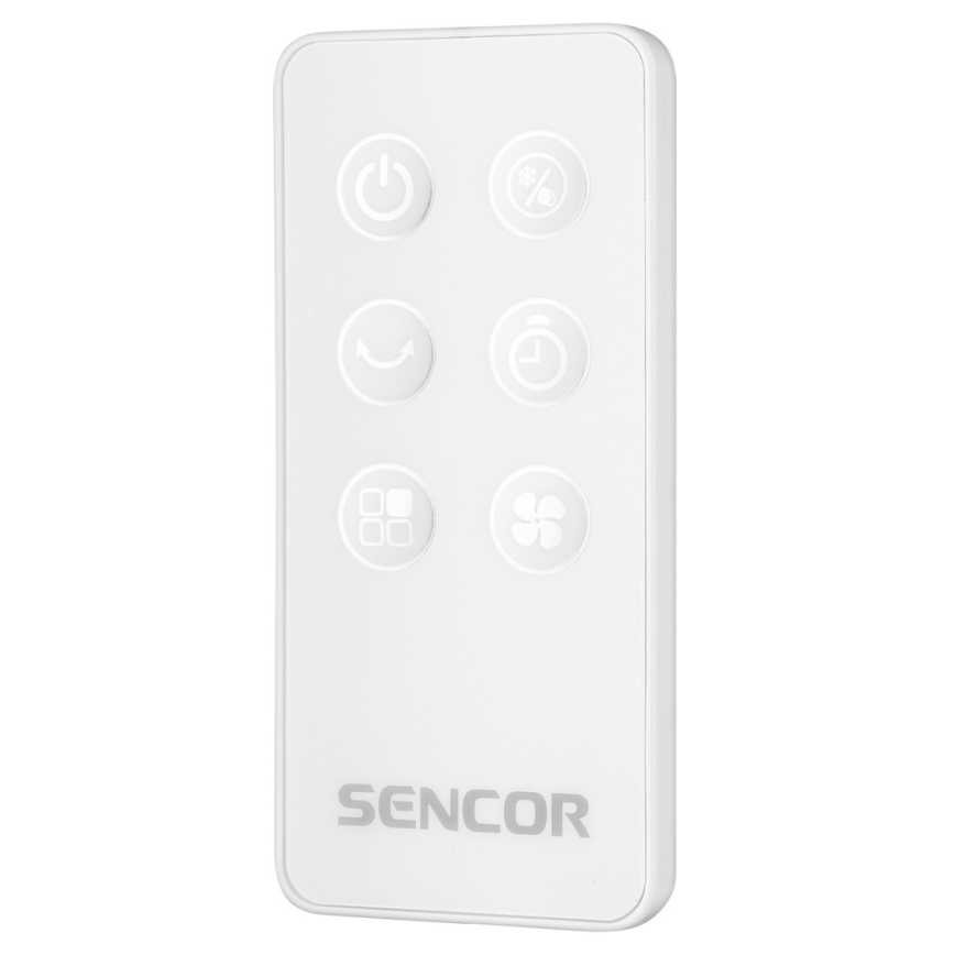 Sencor - Raffreddatore d'aria mobile con display LED 3in1 45W/230V bianco + telecomando