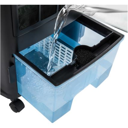 Sencor - Raffrescatore d'aria portatile 3 in 1 110W/230V argento/nero con telecomando