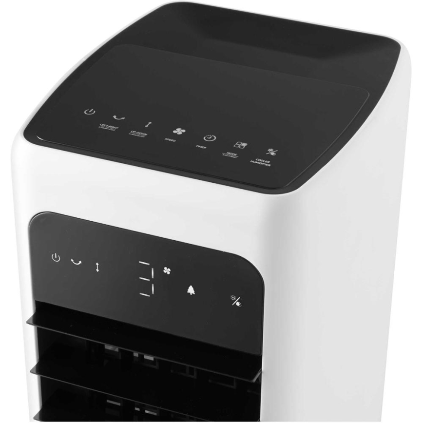 Sencor - Rafraîchisseur d'air portable connecté 60W/230V Wi-Fi blanc + télécommande