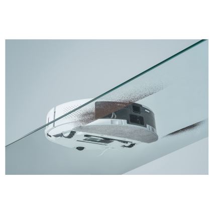 Sencor - Robot aspirapolvere e lavapavimenti 2 in 1 50 W/5000 mAh Wi-Fi bianco + telecomando