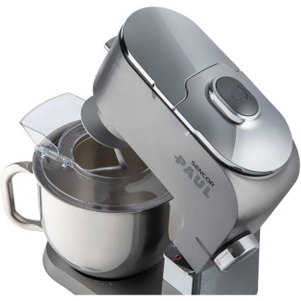 Sencor - Robot da cucina con ciotola in acciaio inox 1700W/230V cromo opaco