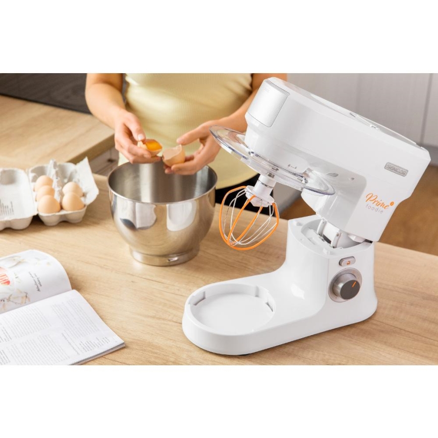 Sencor - Robot da cucina con acciaio inossidabile ciotola 1000W/230V bianco