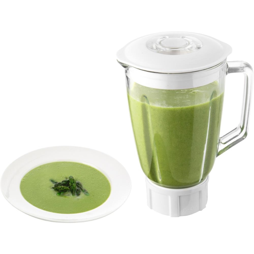 Sencor - Robot da cucina con acciaio inossidabile ciotola 1000W/230V grigio