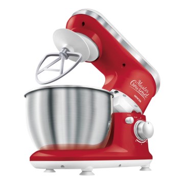Sencor - Robot da cucina con ciotola in acciaio inox 600W/230V rosso