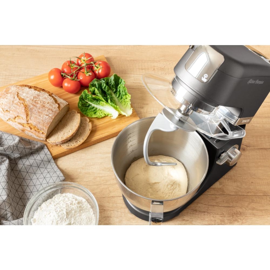 Sencor - Robot de cuisine avec bol en acier inoxydable 1000W/230V gris