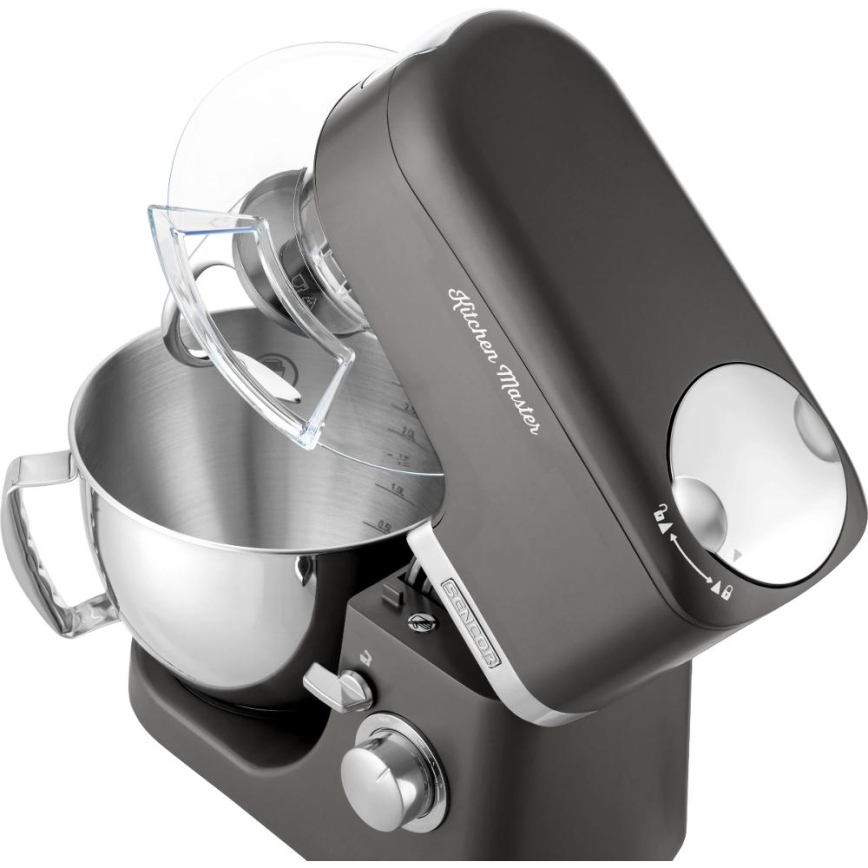 Sencor - Robot de cuisine avec bol en acier inoxydable 1000W/230V gris