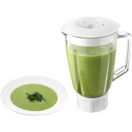 Sencor - Robot de cuisine avec bol en acier inoxydable 1000W/230V gris
