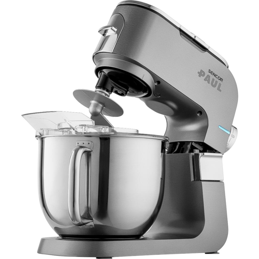 Sencor - Robot de cuisine multifonctions avec bol en acier inoxydable 1500W/230V chrome mat