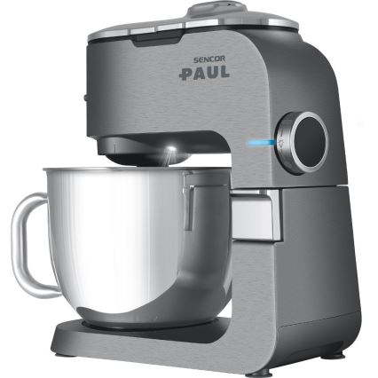 Sencor - Robot de cuisine multifonctions avec bol en acier inoxydable 1500W/230V chrome mat