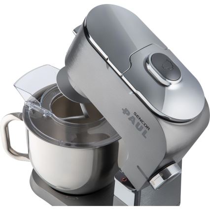 Sencor - Robot de cuisine multifonctions avec bol en acier inoxydable 1500W/230V chrome mat