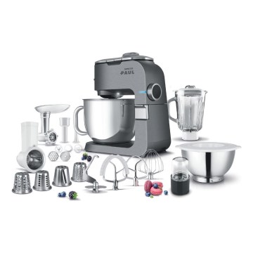 Sencor - Robot de cuisine multifonctions avec bol en acier inoxydable 1500W/230V chrome mat