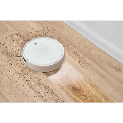 Sencor - Roboter-Staubsauger mit Wischmopp 2in1 18W/1500 mAh weiß + Fernbedienung