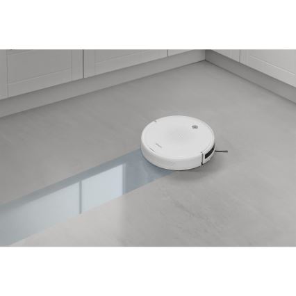Sencor - Roboter-Staubsauger mit Wischmopp 2in1 18W/1500 mAh weiß + Fernbedienung