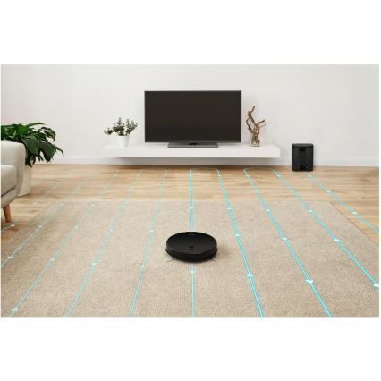 Sencor - Roboter-Staubsauger mit Wischfunktion 2-in-1 16 W/2600 mAh WLAN schwarz + Fernbedienung