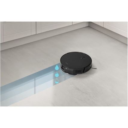 Sencor - Roboter-Staubsauger mit Wischfunktion 2-in-1 16 W/2600 mAh WLAN schwarz + Fernbedienung