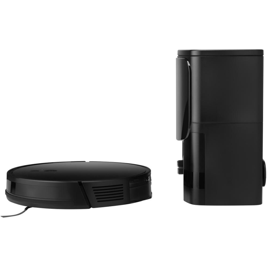 Sencor - Roboter-Staubsauger mit Wischfunktion 2-in-1 16 W/2600 mAh WLAN schwarz + Fernbedienung