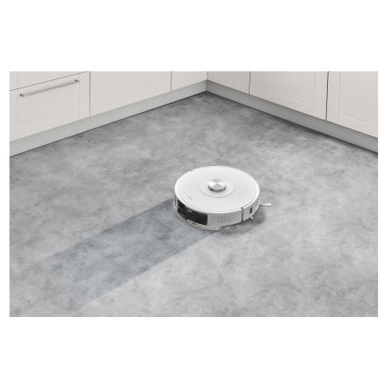 Sencor - Saugroboter 2-in-1 mit Wischfunktion, 50 W / 5000 mAh, Wi‑Fi, weiß, inkl. Fernbedienung