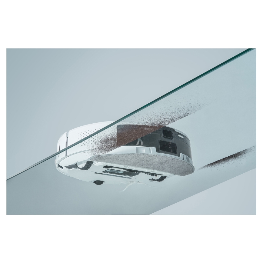 Sencor - Saugroboter 2-in-1 mit Wischfunktion, 50 W / 5000 mAh, Wi‑Fi, weiß, inkl. Fernbedienung