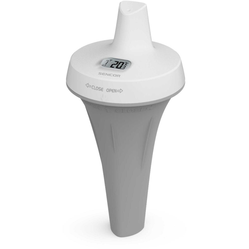 Sencor - Sensore galleggiante wireless per piscina 2xAA IPX7