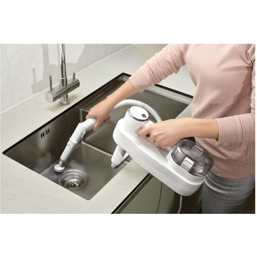 Sencor - Serpillère multifonctions 2en1 1500W/230V IPX4 blanc