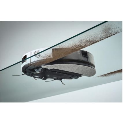 Sencor - Smart-Staubsaugerroboter  mit Wischmopp 2in1 28W/2600 mAh Wi-Fi weiß + Fernbedienung