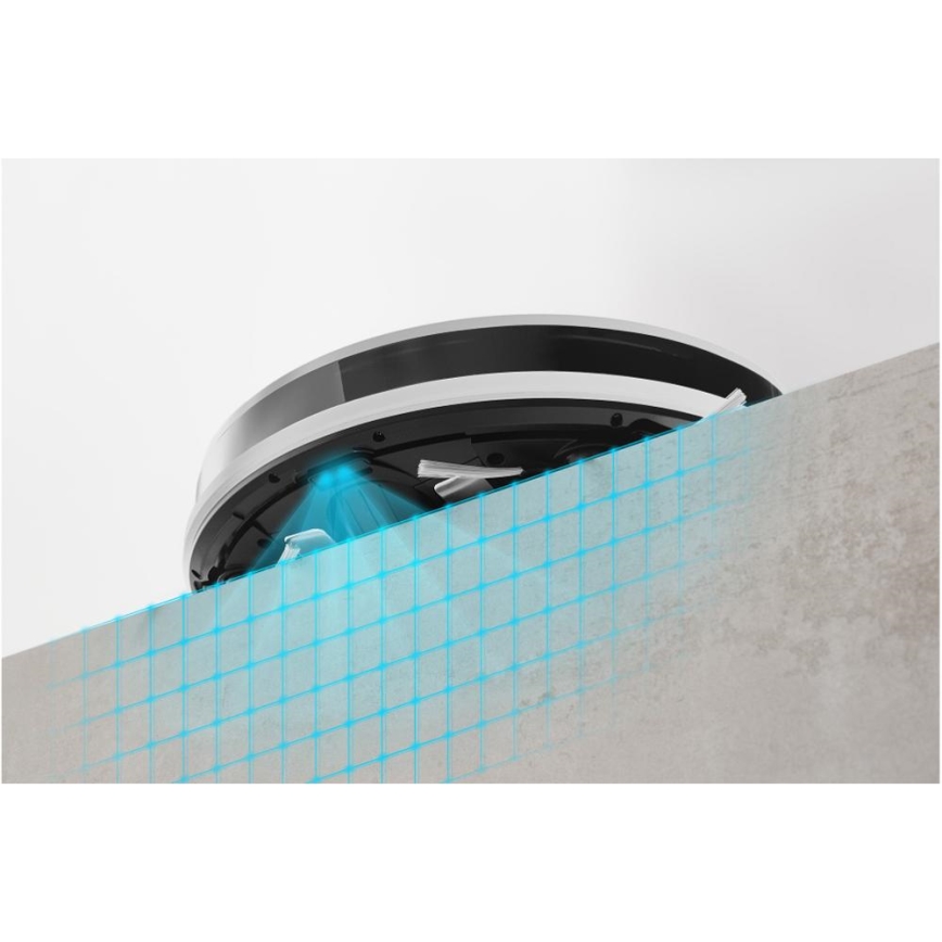 Sencor - Smart-Staubsaugerroboter  mit Wischmopp 2in1 28W/2600 mAh Wi-Fi weiß + Fernbedienung