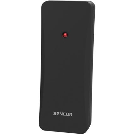 Sencor - Station météo avec écran LCD couleur 3xAAA + 2xAA noire
