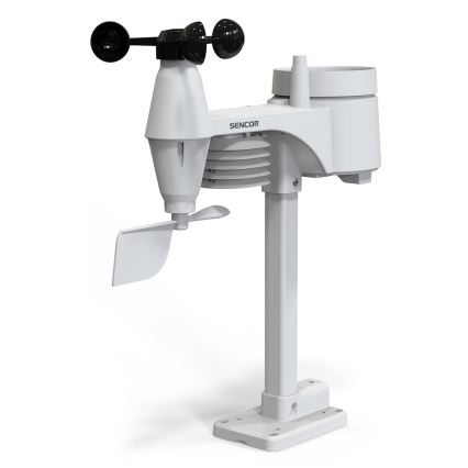 Sencor - Station météo professionnelle avec écran couleur et alarme 1xCR2032