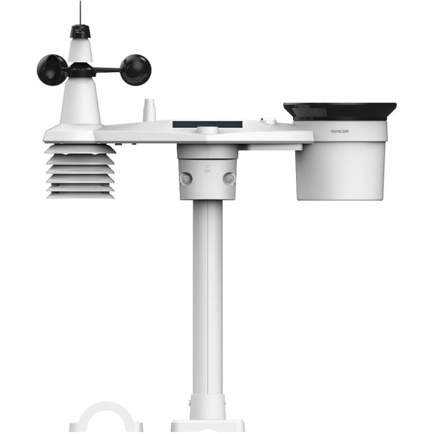Sencor - Station météo professionnelle avec écran couleur LCD 1xCR2032 Wi-Fi Tuya