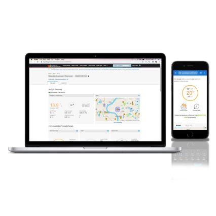 Sencor - Station météo professionnelle avec écran LCD couleur 5V/1xCR2032 + 3xAA Wi-Fi