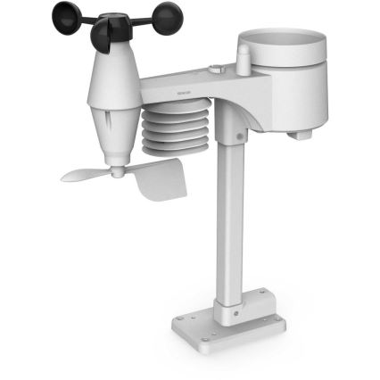 Sencor - Station météo professionnelle avec écran LCD couleur et réveil 5V/3xAAA + 3xAA