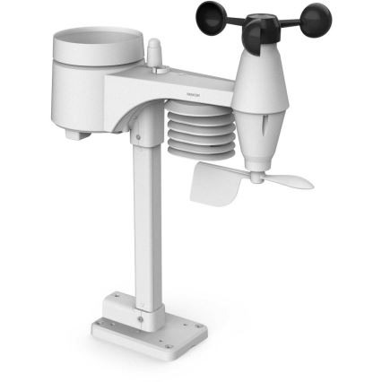 Sencor - Station météo professionnelle avec écran LCD couleur et réveil 5V/3xAAA + 3xAA