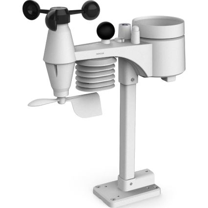 Sencor - Station météo professionnelle avec écran LCD couleur et réveil intégré 5V/1xCR2032 + 3xAA