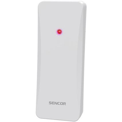 Sencor - Stazione meteo con display LCD a colori 3xAAA + 2xAA bianca