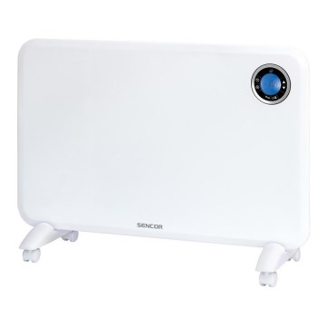 Sencor - Termoconvettore con display LCD e termostato 750W/1500W/230V IP24